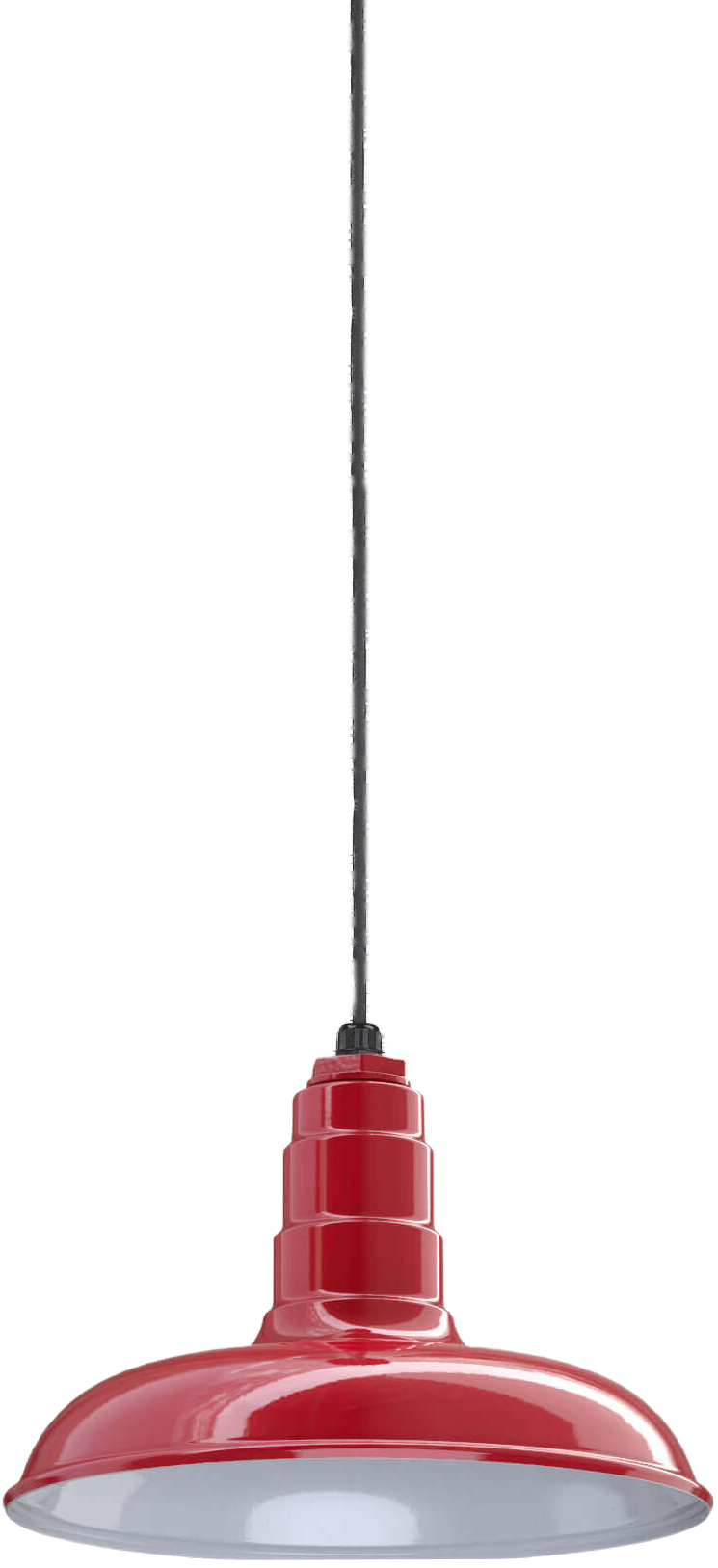 Malibu Color Red Interior Color White with a 4 ft Black Cord